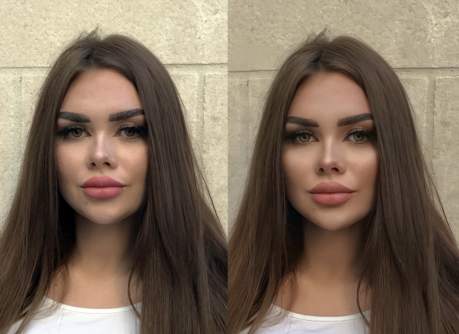 Ретушь лица