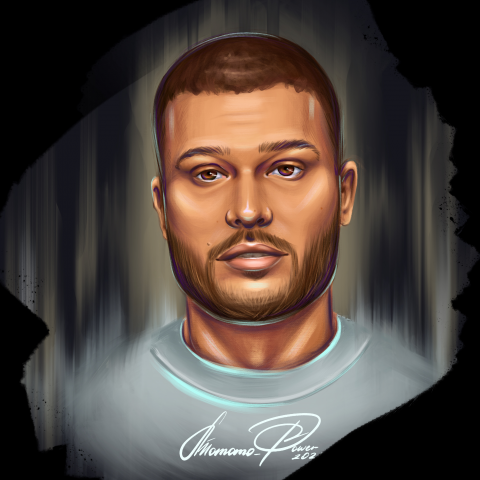 Портрет по фото: Макс Корж