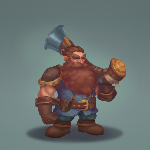 Stylized character