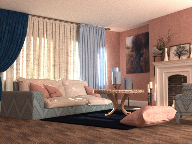 Визуализация интерьера в 3D-MAX