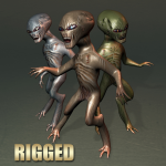 evil grey alien