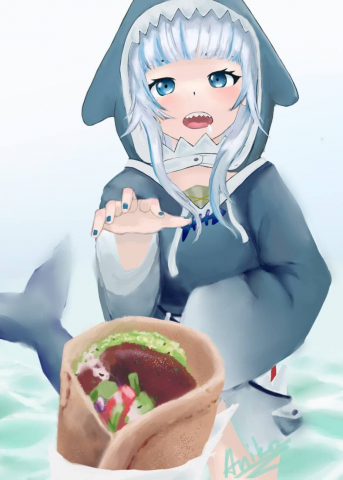 Hungry shark