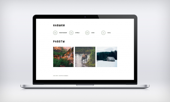 Адаптивная верстка одностраничного сайта