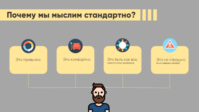 Пример flat дизайна презентации