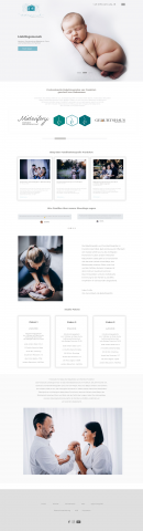 Landing Page для фотографа новорожденных во Франкфурте на Майне