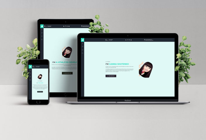 Персональный сайт портфолио