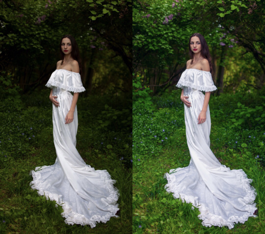 Красивая невеста