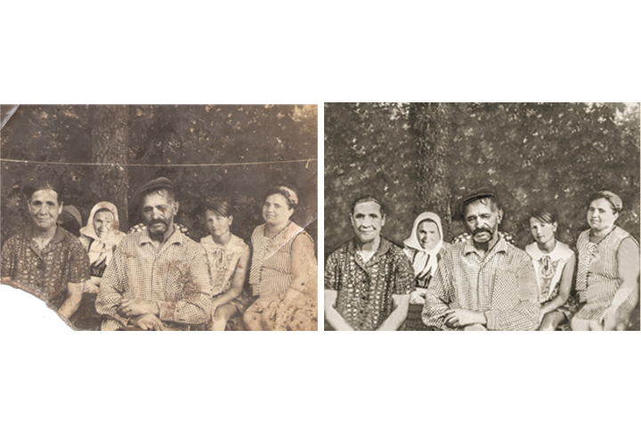 Ретушь. Восстановление фотографии.