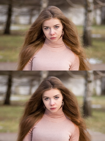 простая ретушь