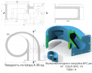 Отрисовка резиновой футеровки с чертежом