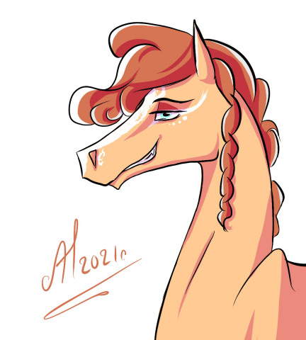 Стилизация, лошадь