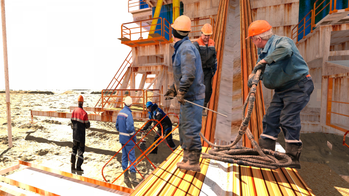 Работы на буровой