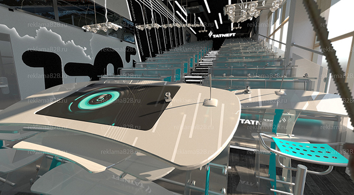 Дизайн интерактивного стола для ПАО TATNEFT