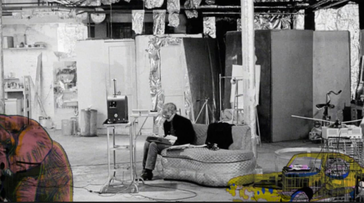 Andy Warhol and Jean-Michel Basquiat collage