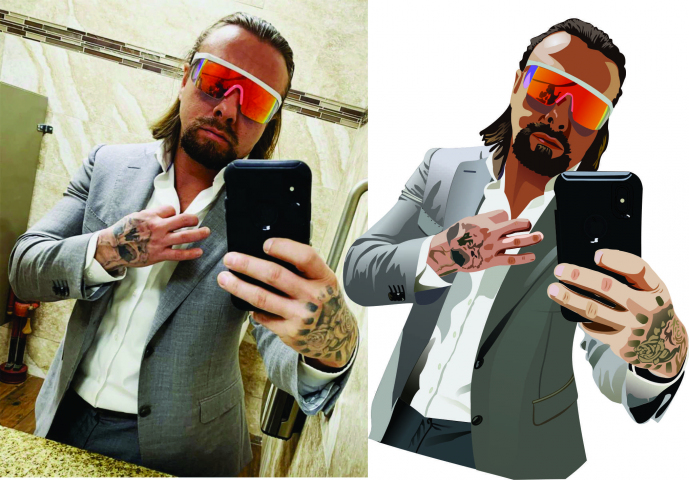 Арт портрет.