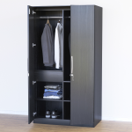Pacific Single Black Wardrobe