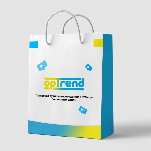 Дизайн пакета для магазина техники