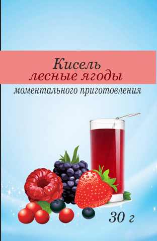 Кисель лесные ягоды