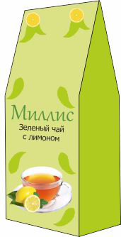 Упаковка чая "Миллис"