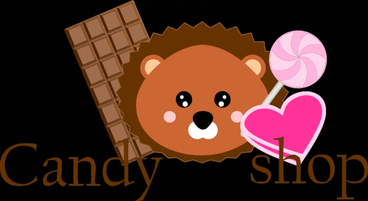 логотип для магазина сладостей "Candy shop"