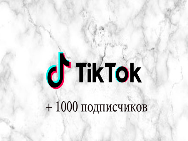1000 (и больше) подписчиков в Тик Токе
