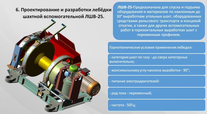 Лебёдка шахтовая ЛШВ-25