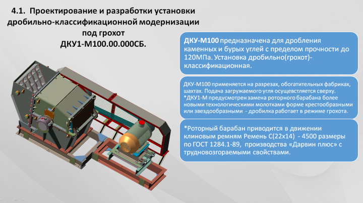 Дробилка ДКУ1 М100