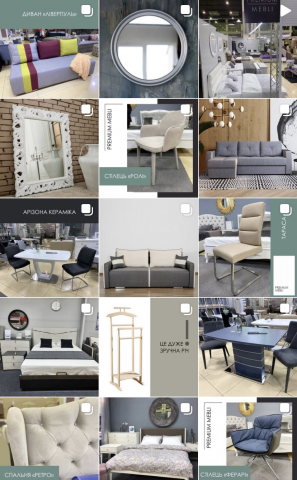 Оформление страницы мебель на заказ