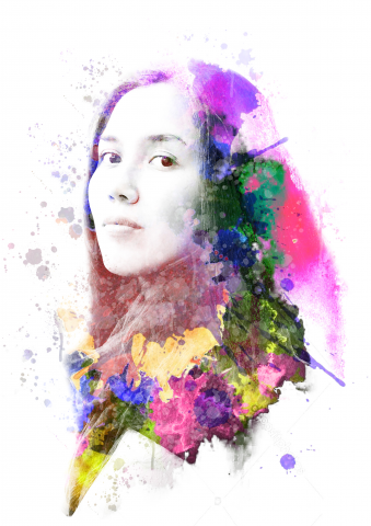 Портрет в акварели