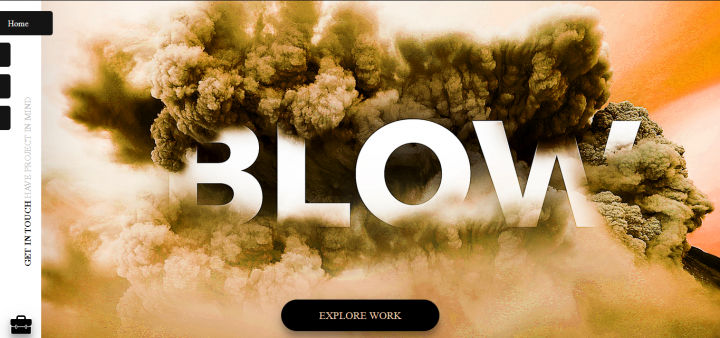 Blow ( сайт-визитка )