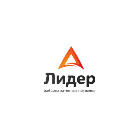 Логотип фабрики натяжных потолков "Лидер"