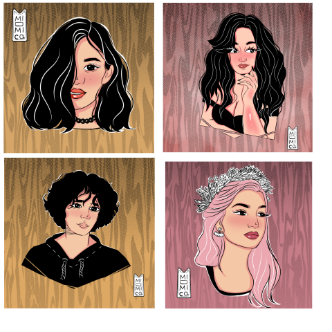 Цыфровые портреты Упрощенный реализм