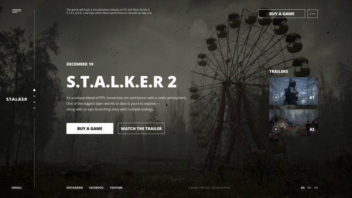 UI для STALKER 2