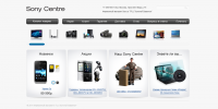 Сайт продажи электроники Sony
