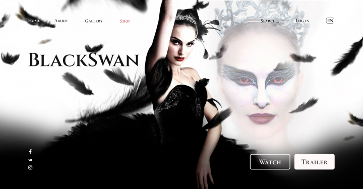Сайт фильма Black Swan