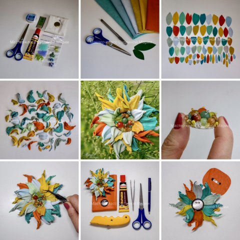 Научу вас делать броши из кожи своими руками