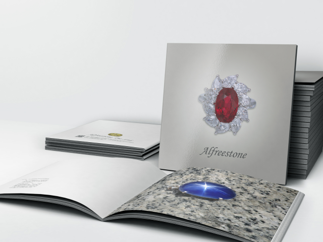 Каталог для ювtлирной компании Alfreestone