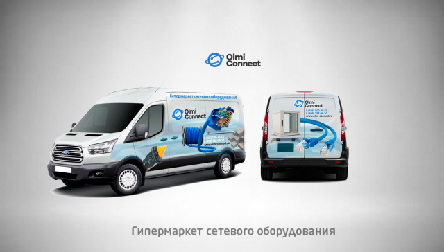 Наклейка на авто Olmi Connect