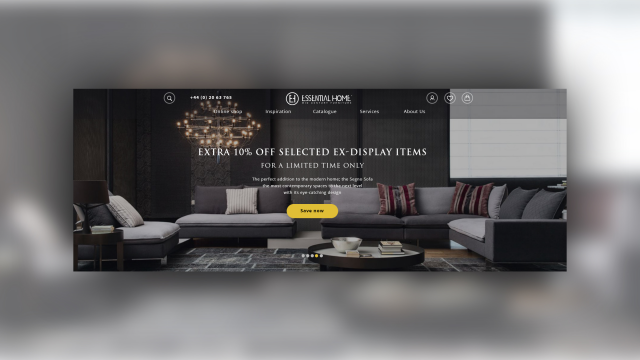Landing Page "Furniture Store"