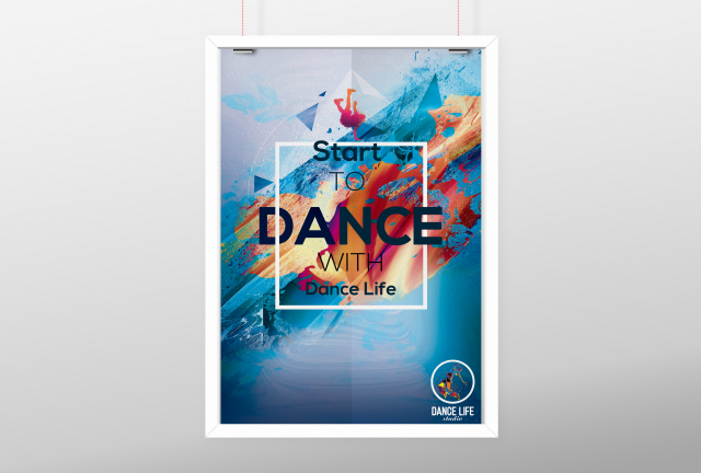 Banner. Dance life