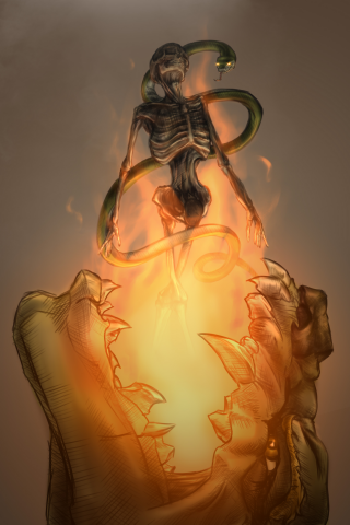 death in jaws of hell