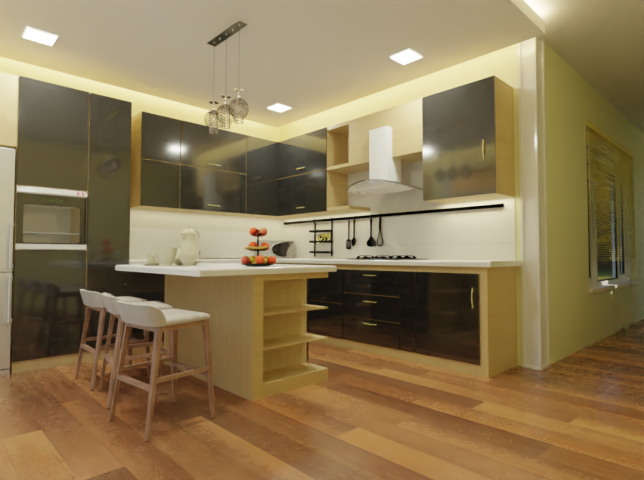Дизайн кухни в стиле Modern