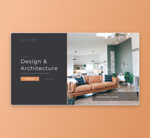 GLAMP | Landing page
