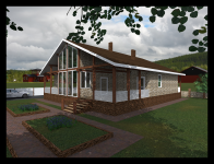 Проектирование котеджа. Рахья, Санкт-Петербург.