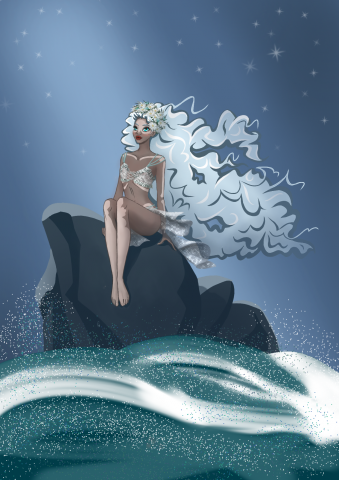 Иллюстрация с персонажем