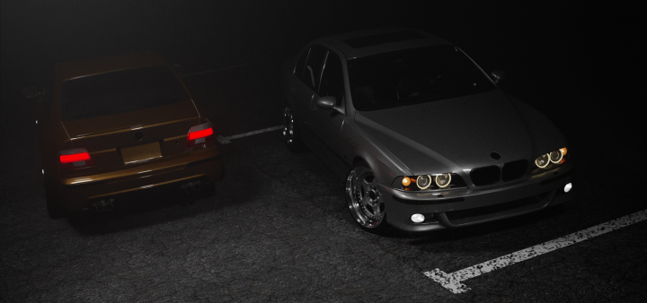 Визуализация модели bmw e39