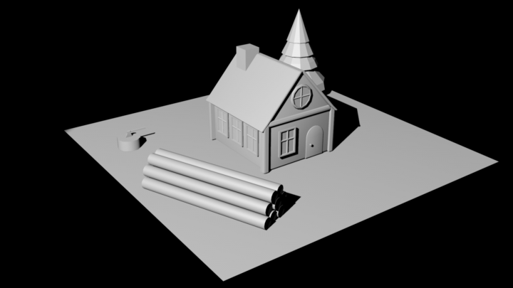 Домик на опушке