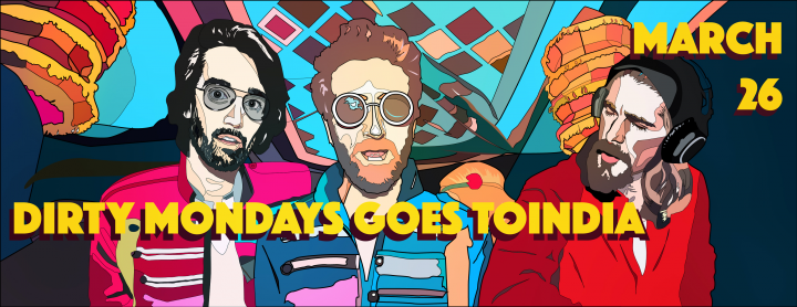 Иллюстрация для вечеринки Dirty Mondays Milan