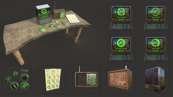 Table Menu assets