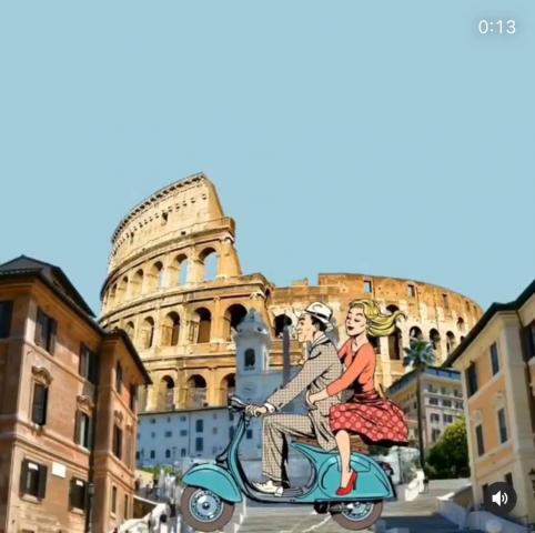 Моушн ролик Италия